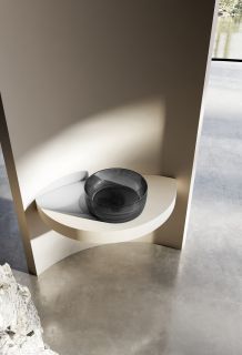 Раковина ABBER Kristall 40см чёрный AT2804Onyx